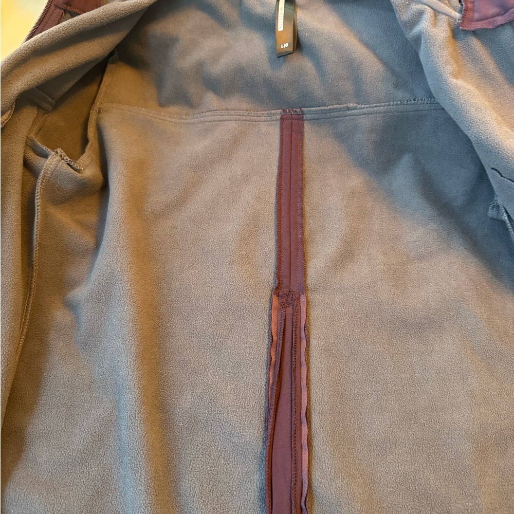 Mondetta Purple and Gray Waterproof Coat with Full-Length Zipper - Picture 8 of 9